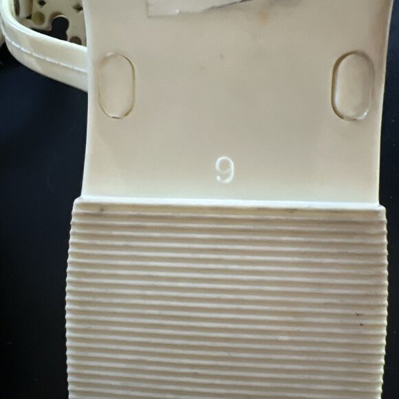 Tory Burch Mini Miller Flat Jelly Thong Sandals US Size 9 Color Ivory - Picture 10 of 10